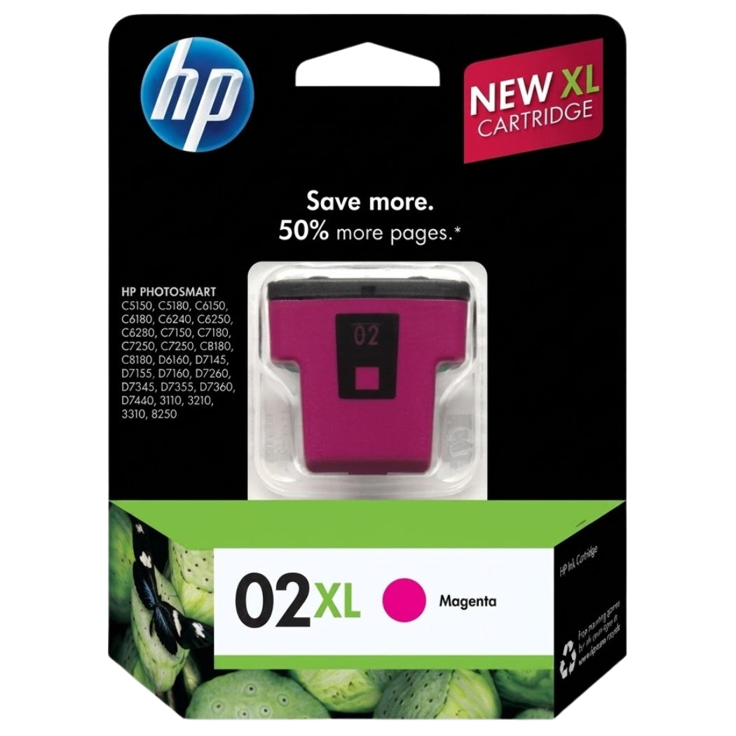 New, Pre-Owned - HP 02XL (C8731WN) Magenta Ink Cartridge