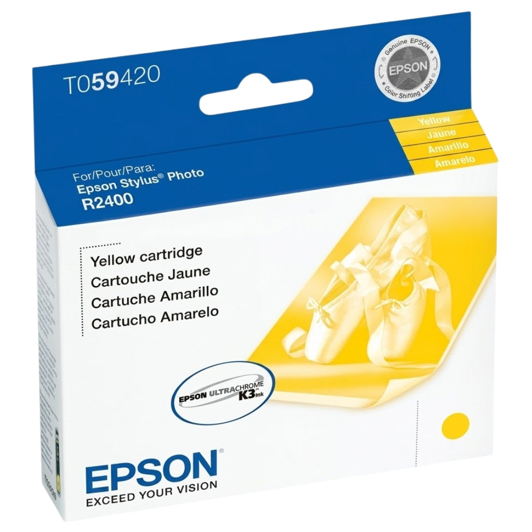 New, Pre-Owned - Epson 59 (T059420) Yellow Ink Cartridge