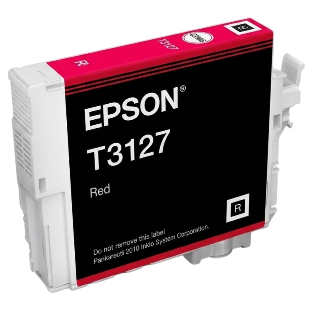 New, Pre-Owned - Epson T3127 Red UltraChrome Hi-Gloss2 Ink Cartridge, T312700