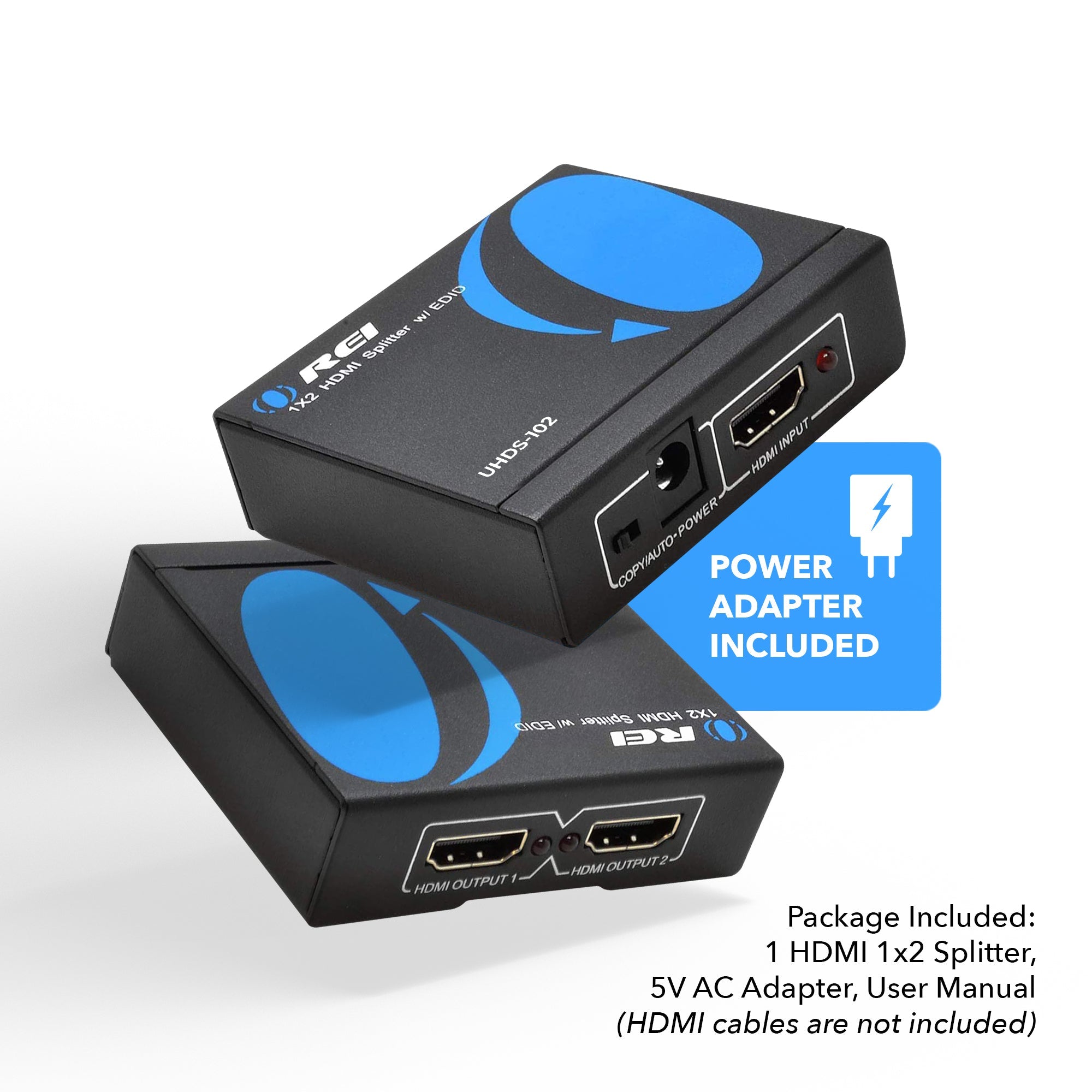 4K@30Hz 1x2 HDMI™ Splitter-HDS-102