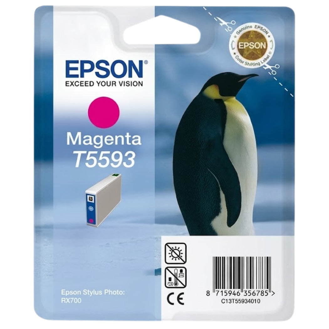 New, Pre-Owned - Epson T5593 Standard Yield Magenta Ink Cartridge, C13T55934010