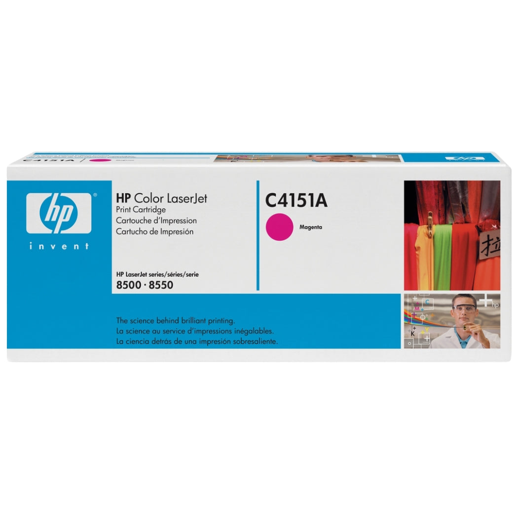 New, Pre-Owned - HP C4151A High-Yield Magenta LaserJet Toner Cartridge