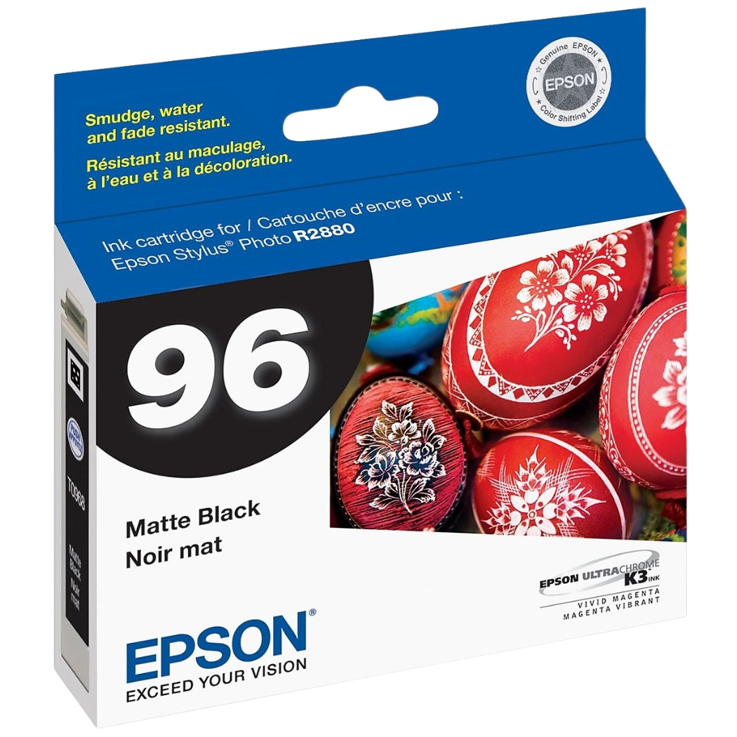New, Pre-Owned - Epson 96 (T0968) Matte Black Ink Cartridge