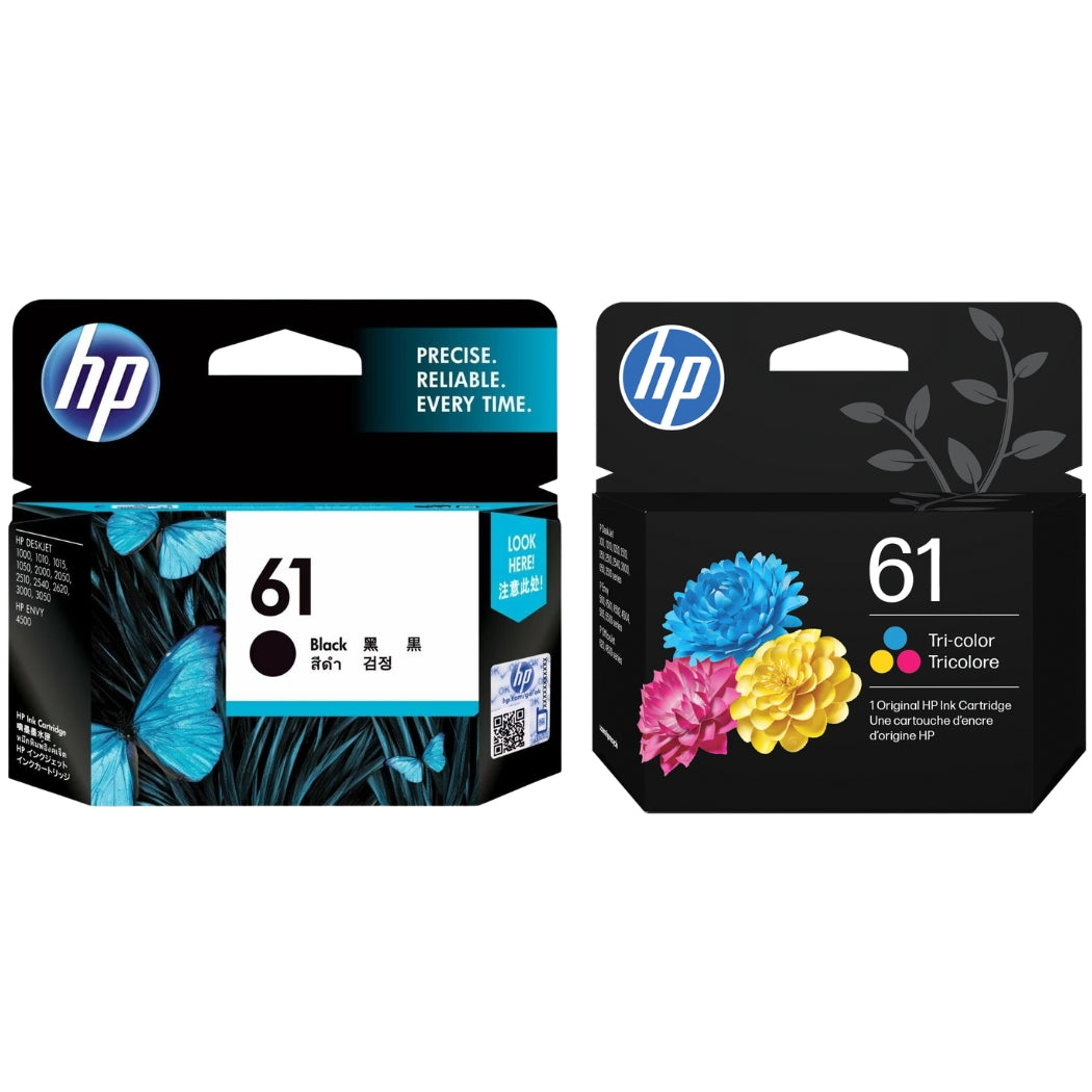 New, Pre-Owned - HP 61 Black and 61 Color Ink Cartridge