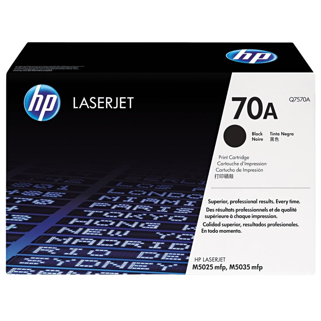 New, Pre-Owned - HP 70A Standard-Yield Black Laser Toner Cartridge, Q7570A