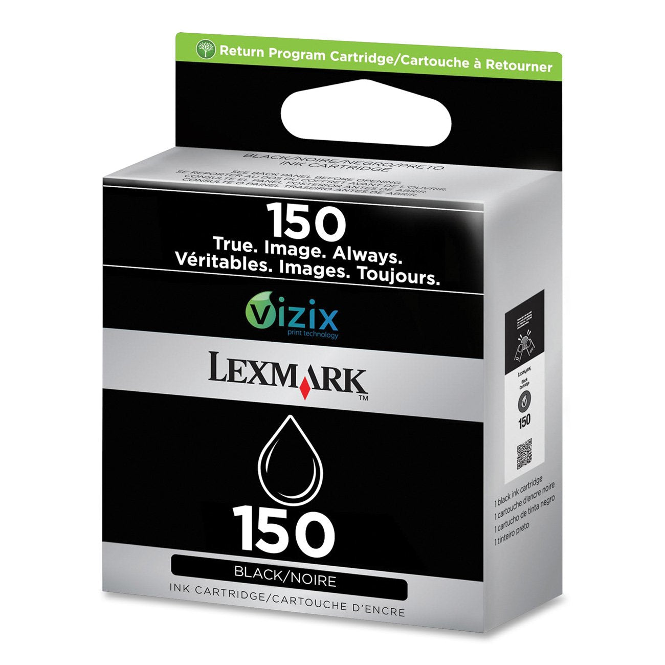New, Pre-Owned - Lexmark #150 Black Standard Yield Ink Cartridge