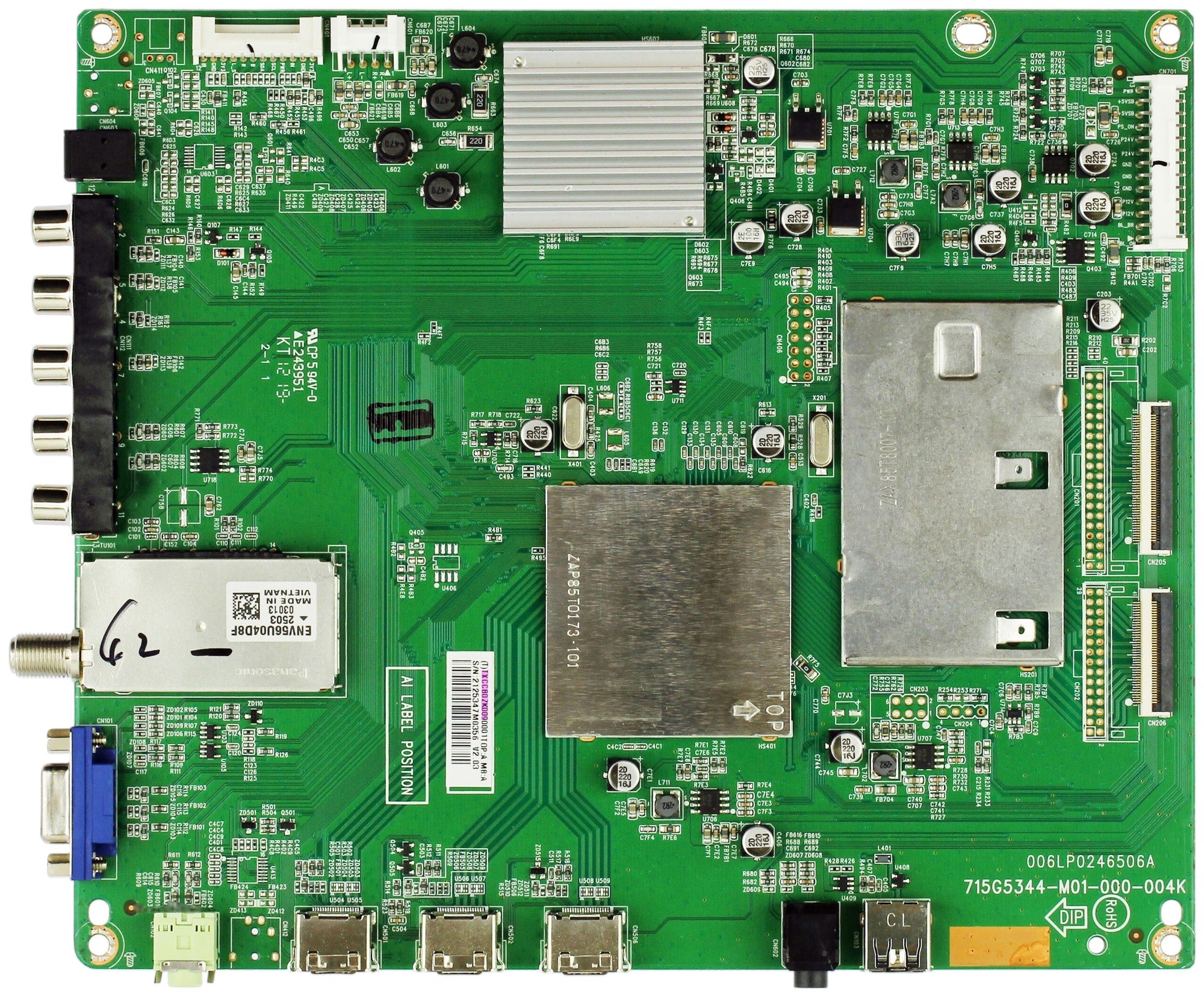 756TXCCB0ZK009 Insignia Main Board 715G5344-M0D-000-004K, NS-42E470A13