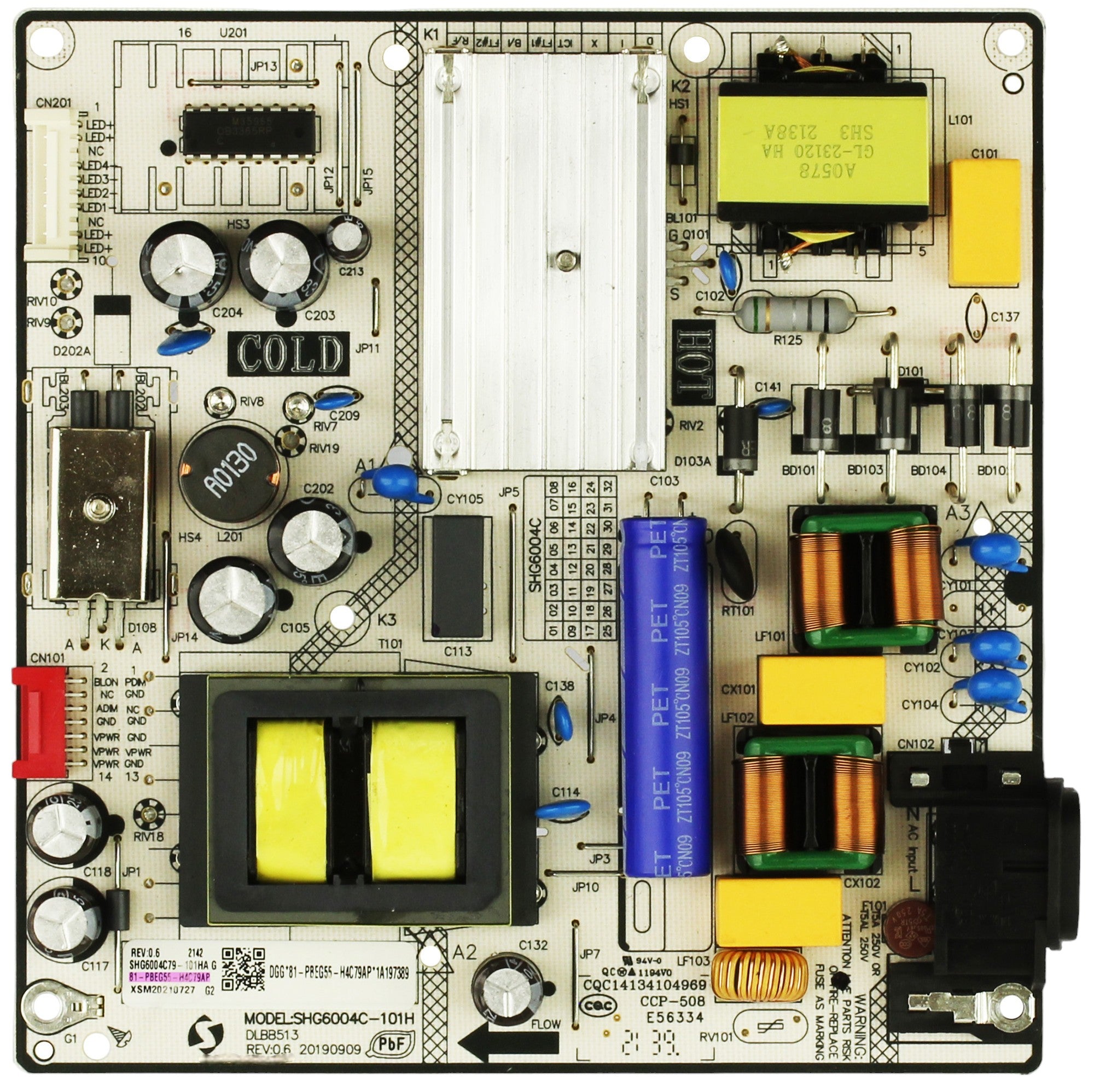 Amazon Fire TV 81-PBEG55-H4C79AP Power Supply/LED Driver Board K24NE5