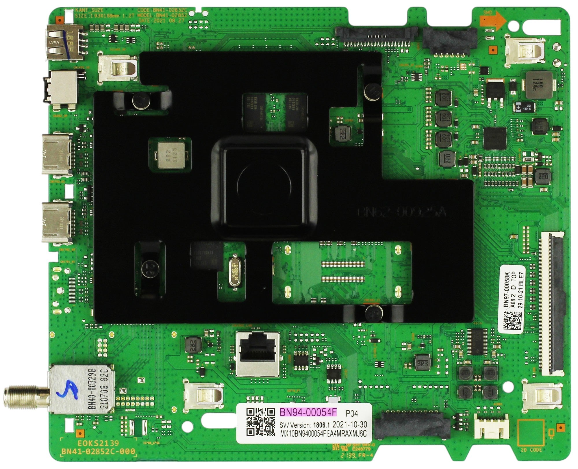 Samsung BN94-00054F Main Board for UN58TU7000FXZA (Version YG10)