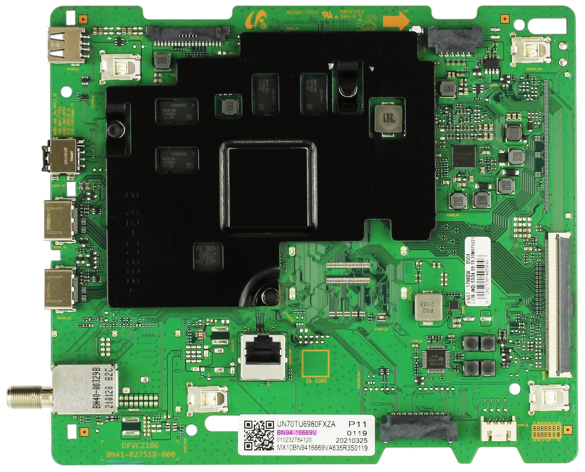 Samsung BN94-16669V Main Board for UN70TU6980FXZA (Version UB02)