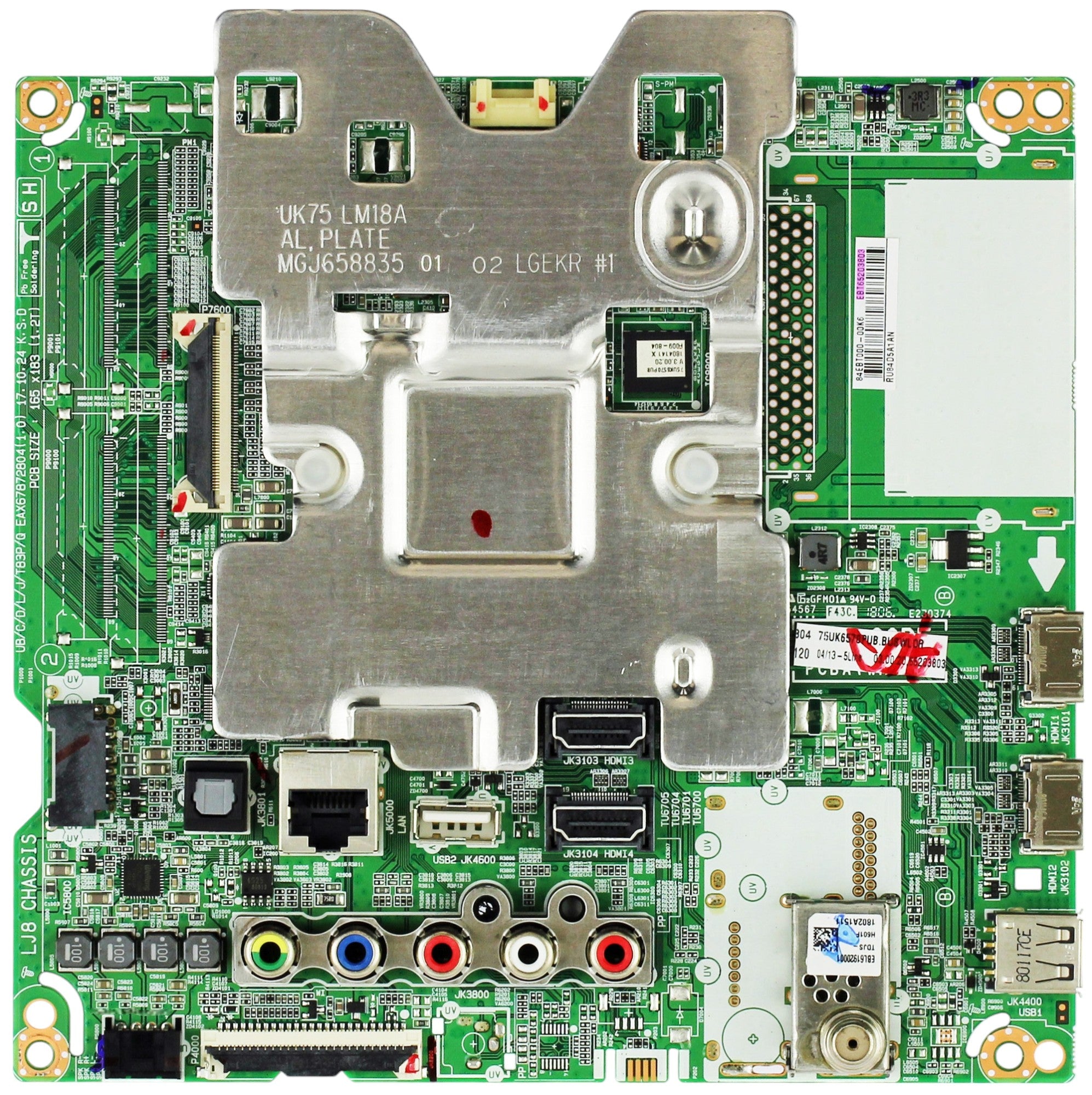 LG EBT65203803 Main Board for 75UK6570PUB.BUSWLOR