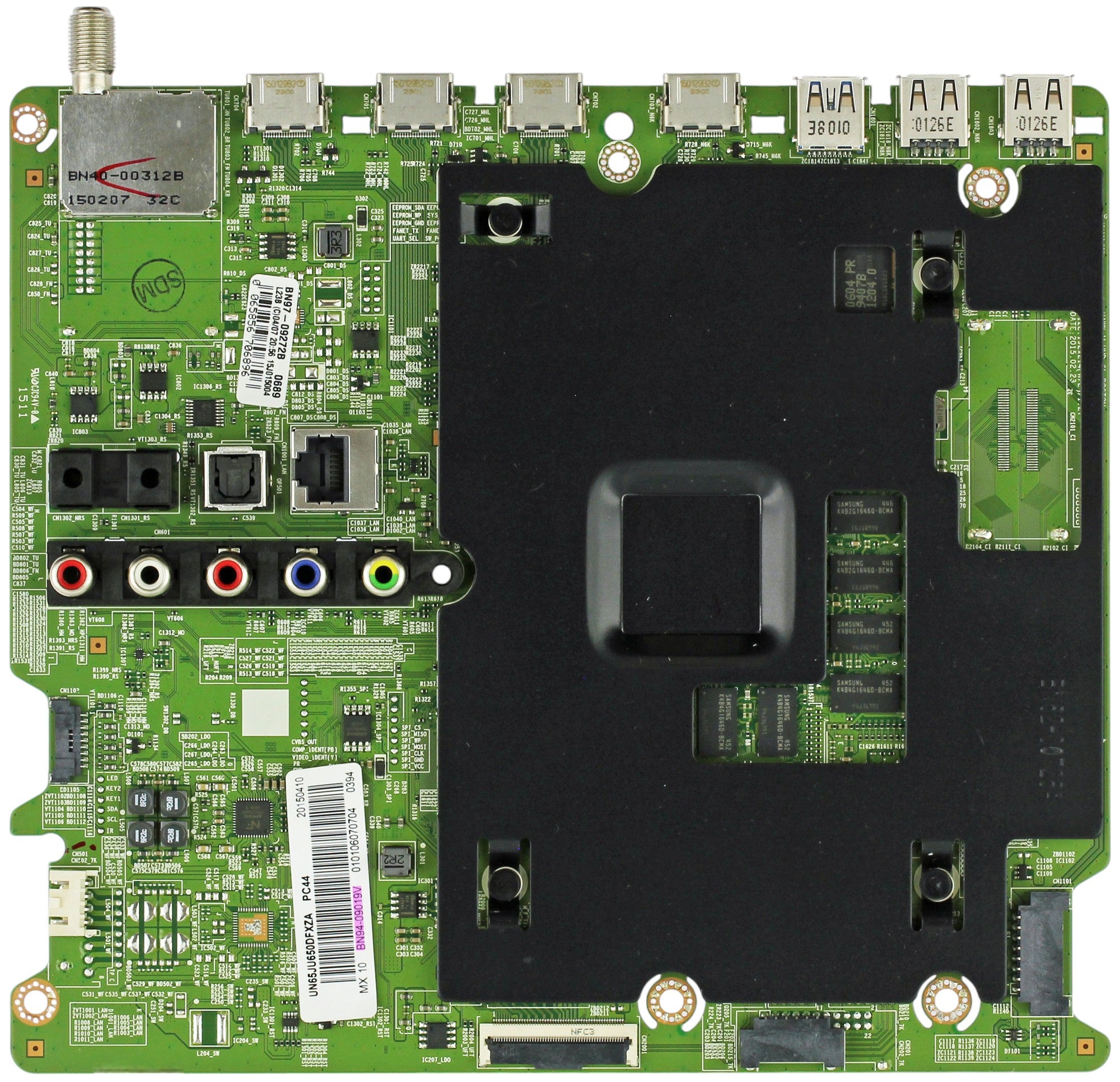 Samsung BN94-09019V Main Board for UN65JU650DFXZA (Version TD01)