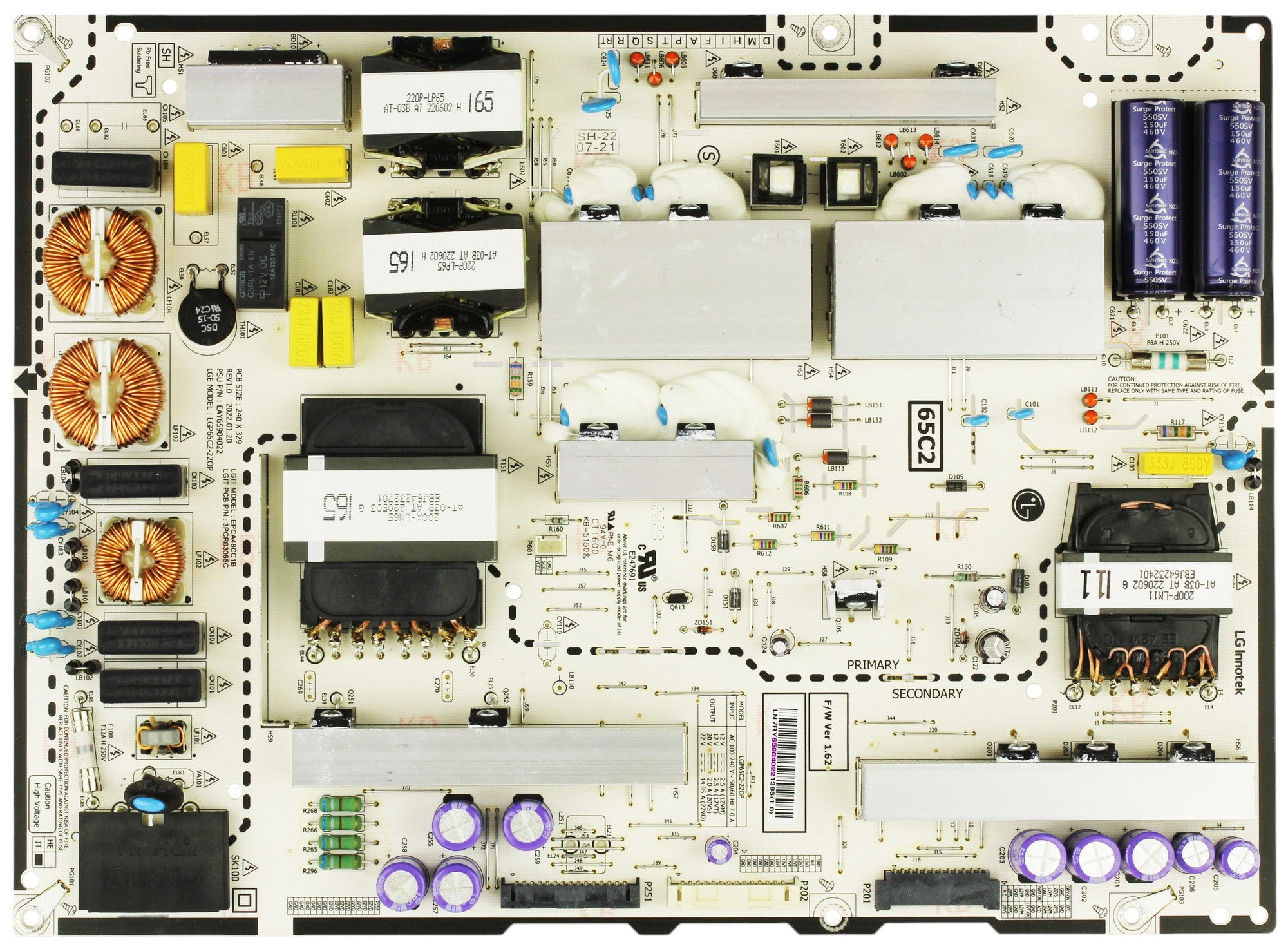 LG EAY65904022 Power Supply Board