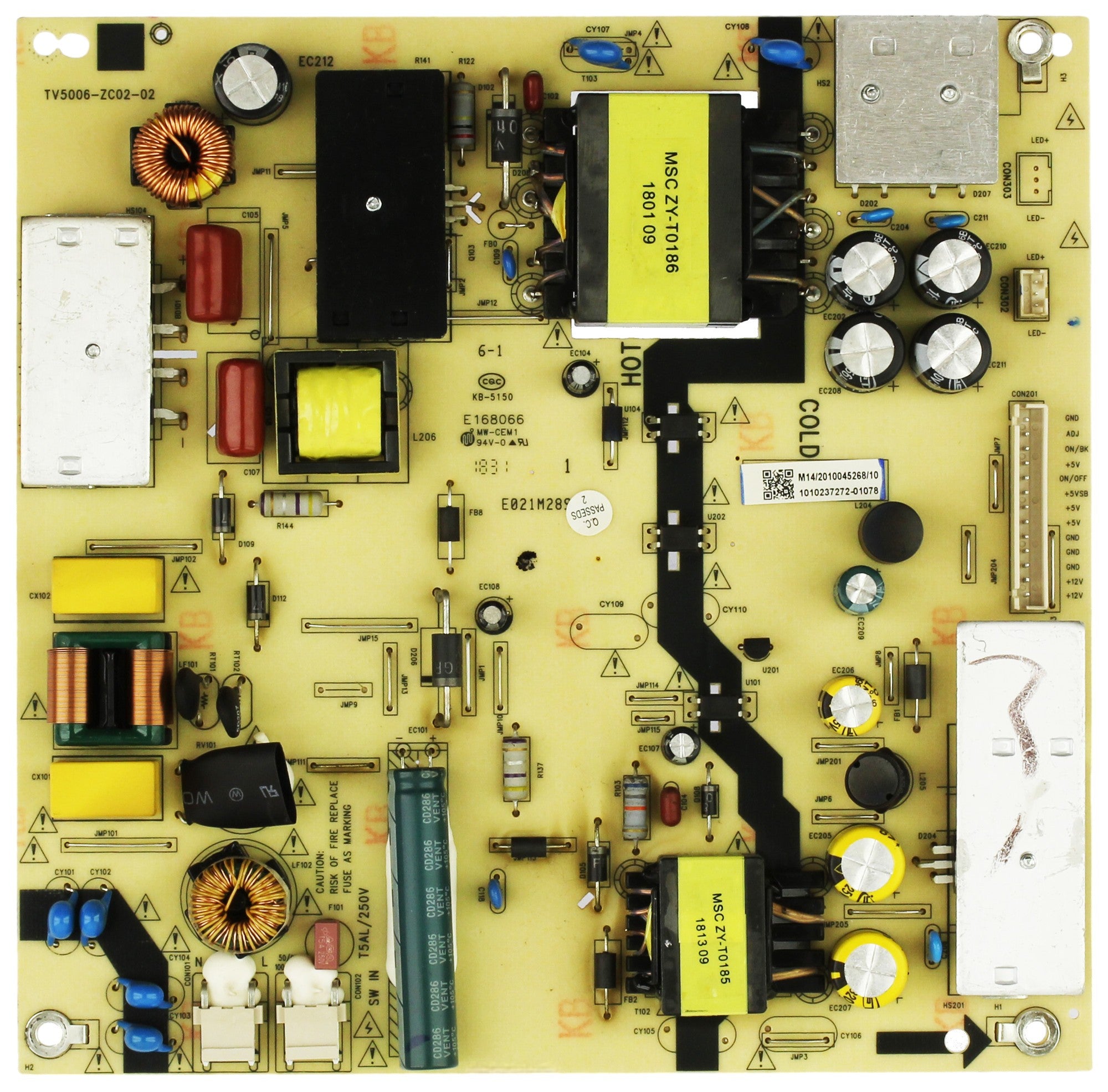 RCA 514C5006M14 Power Supply Board for RLDED5098-F-UHD