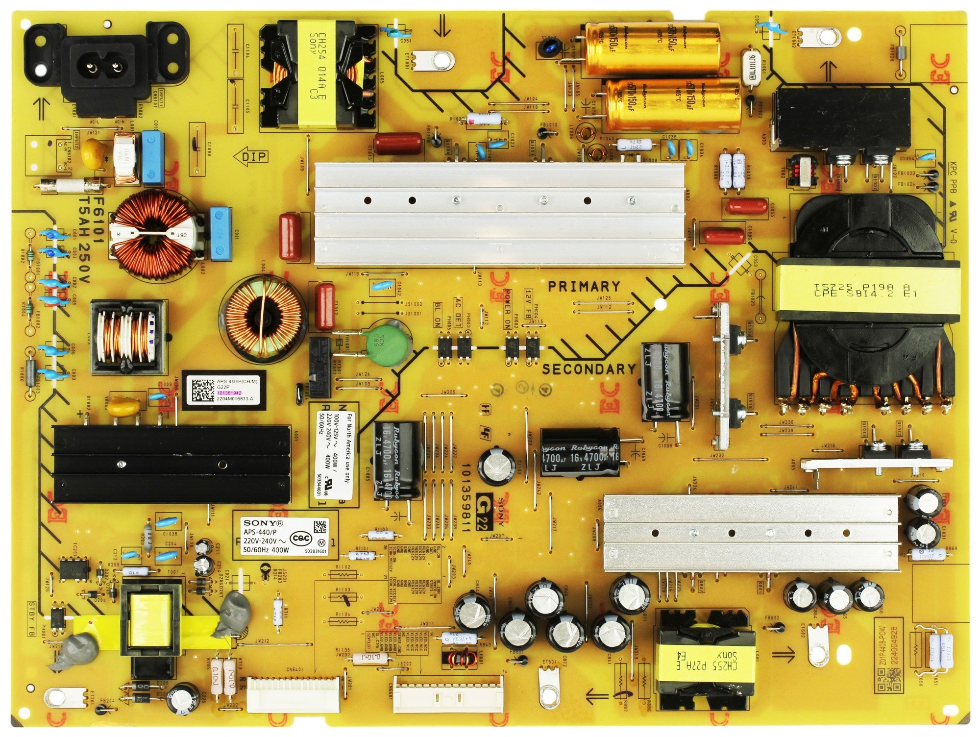 Sony 1-013-619-42 1-013-619-41 G22 Power Supply Board