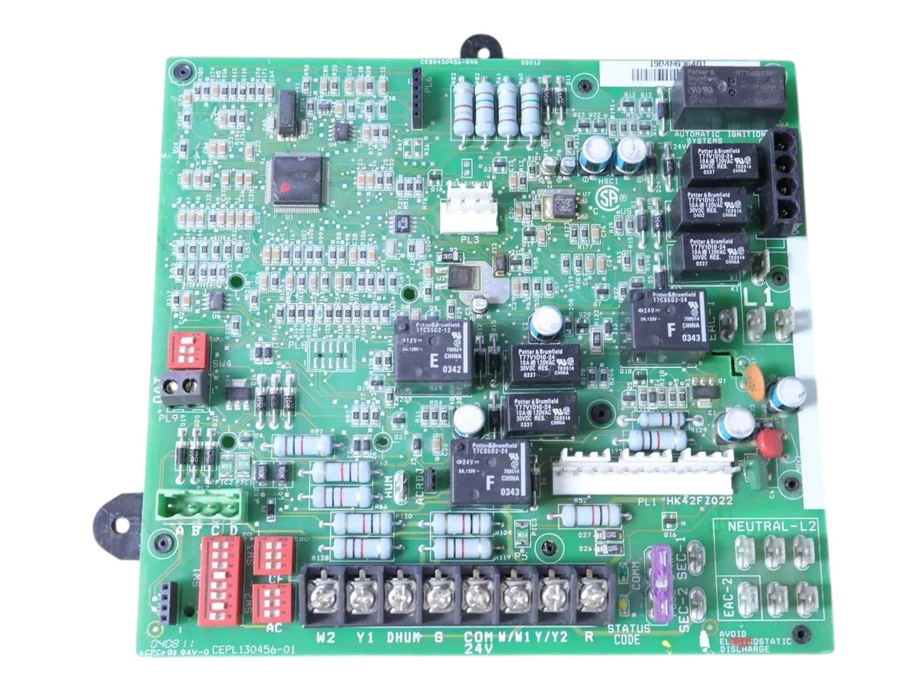 Carrier Bryant Furnace CEPL130456-01 Furnace Control Board