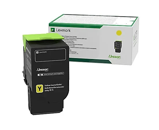 New, Pre-Owned - Lexmark 76C0HY0 High Yield Yellow Laser Toner Cartridge