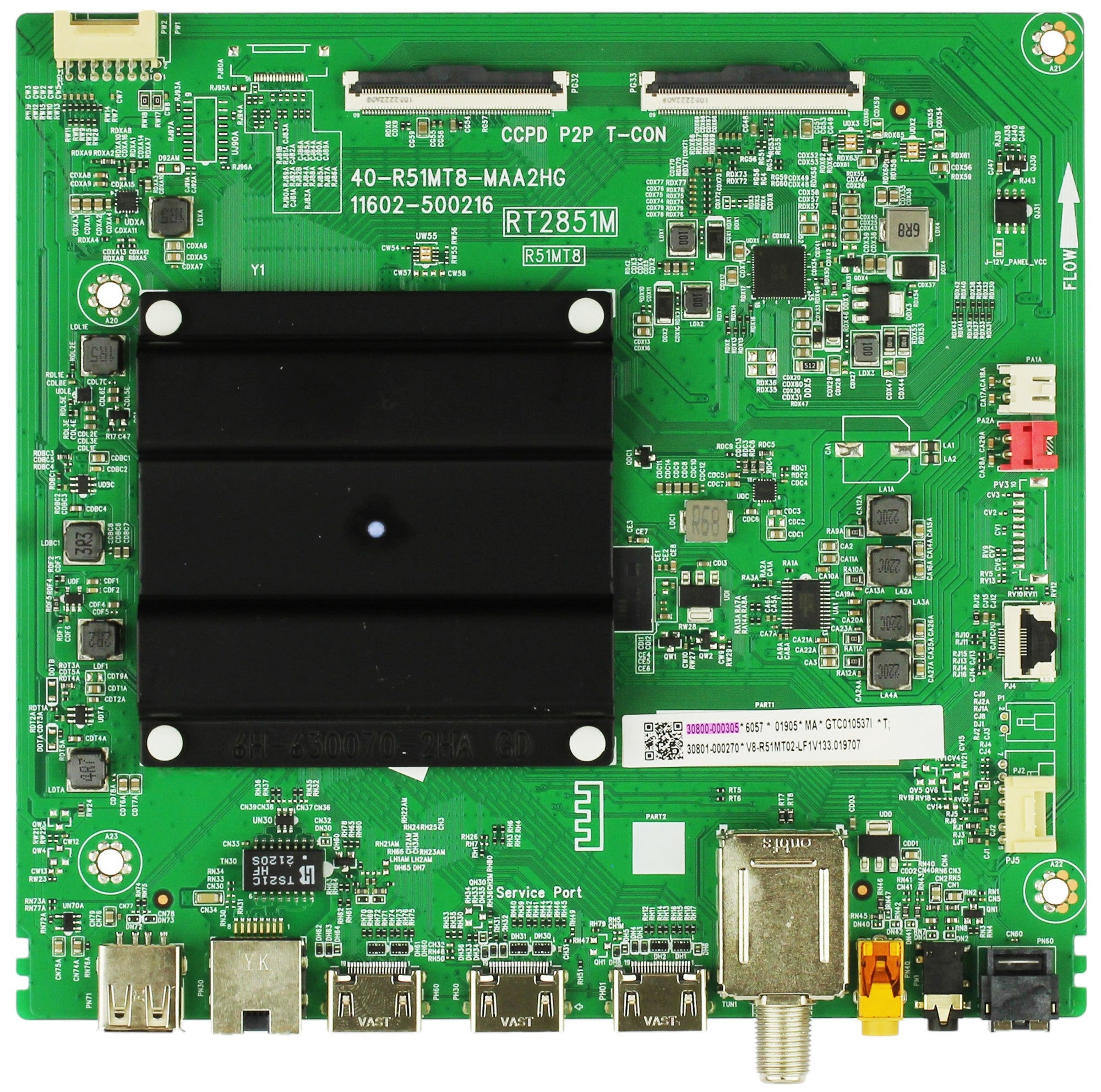 TCL 30800-000305 40-R51MT8-MAA2HG Main Board for 50S434