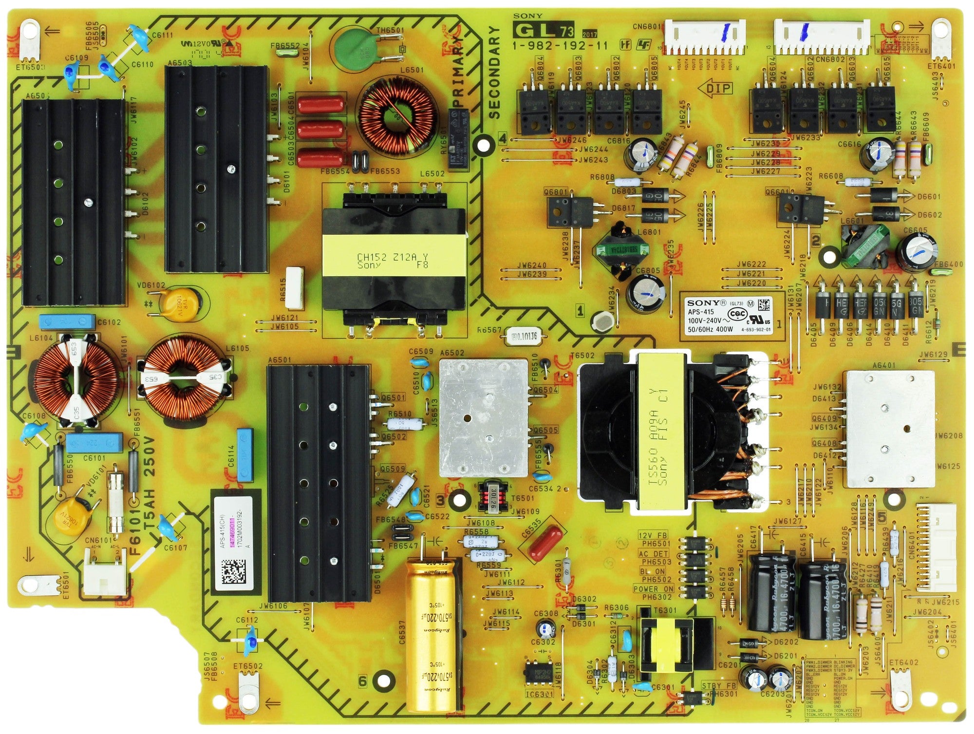 Sony 1-474-690-11 GL73 Power Supply Board