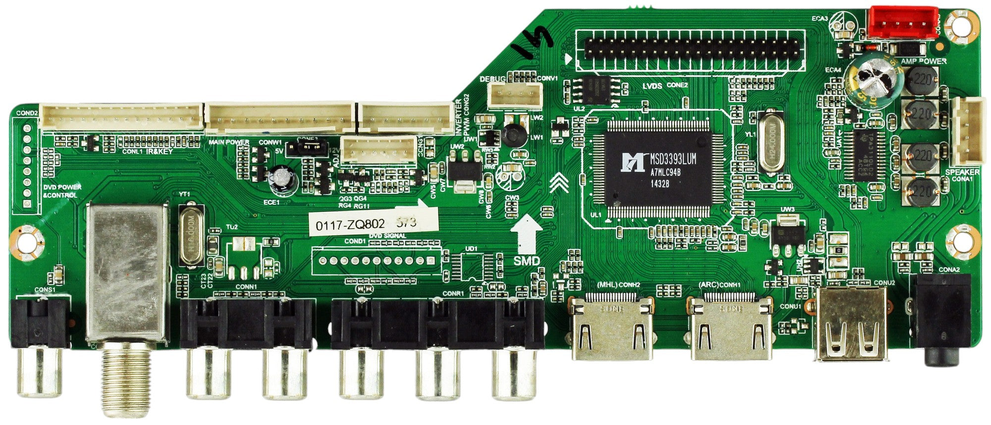 RCA RE01M3393LNA35-C4 Main Board for LED32B30RQD