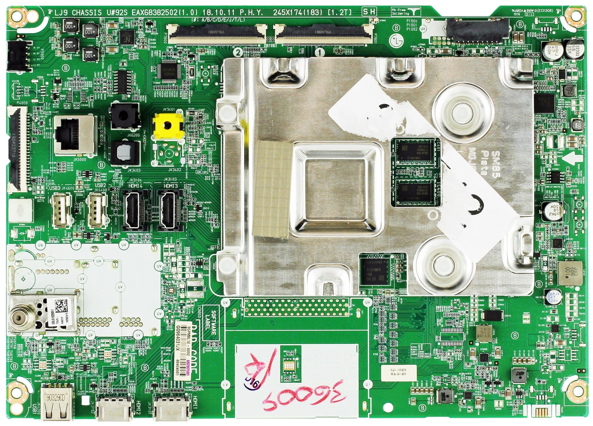 LG EBU65707101 Main Board for 49SM8600PUA.AUSYLJM