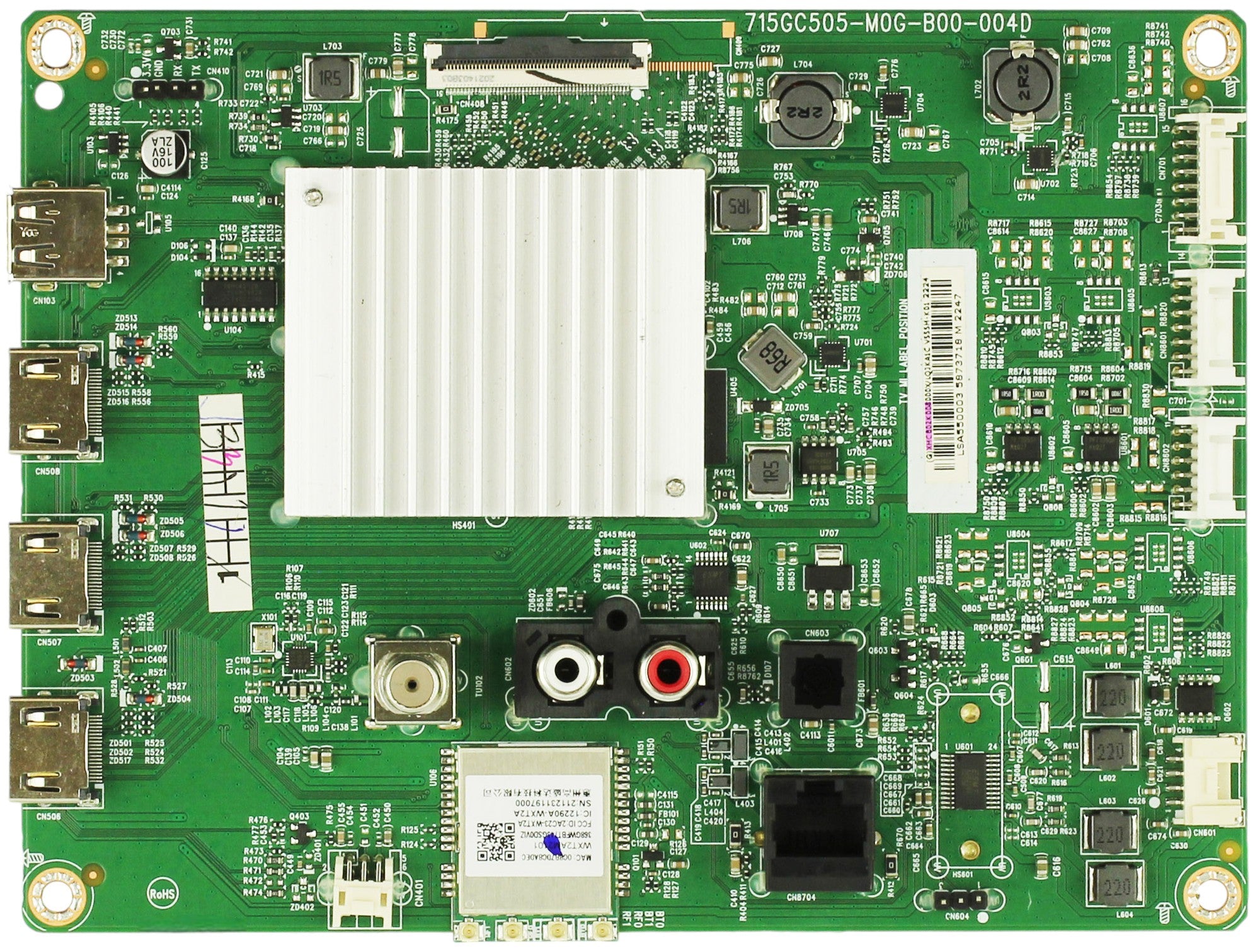 Vizio 756TXMCB02K008 Main Board for V555M-K01 (LTC3M6KY Serial)