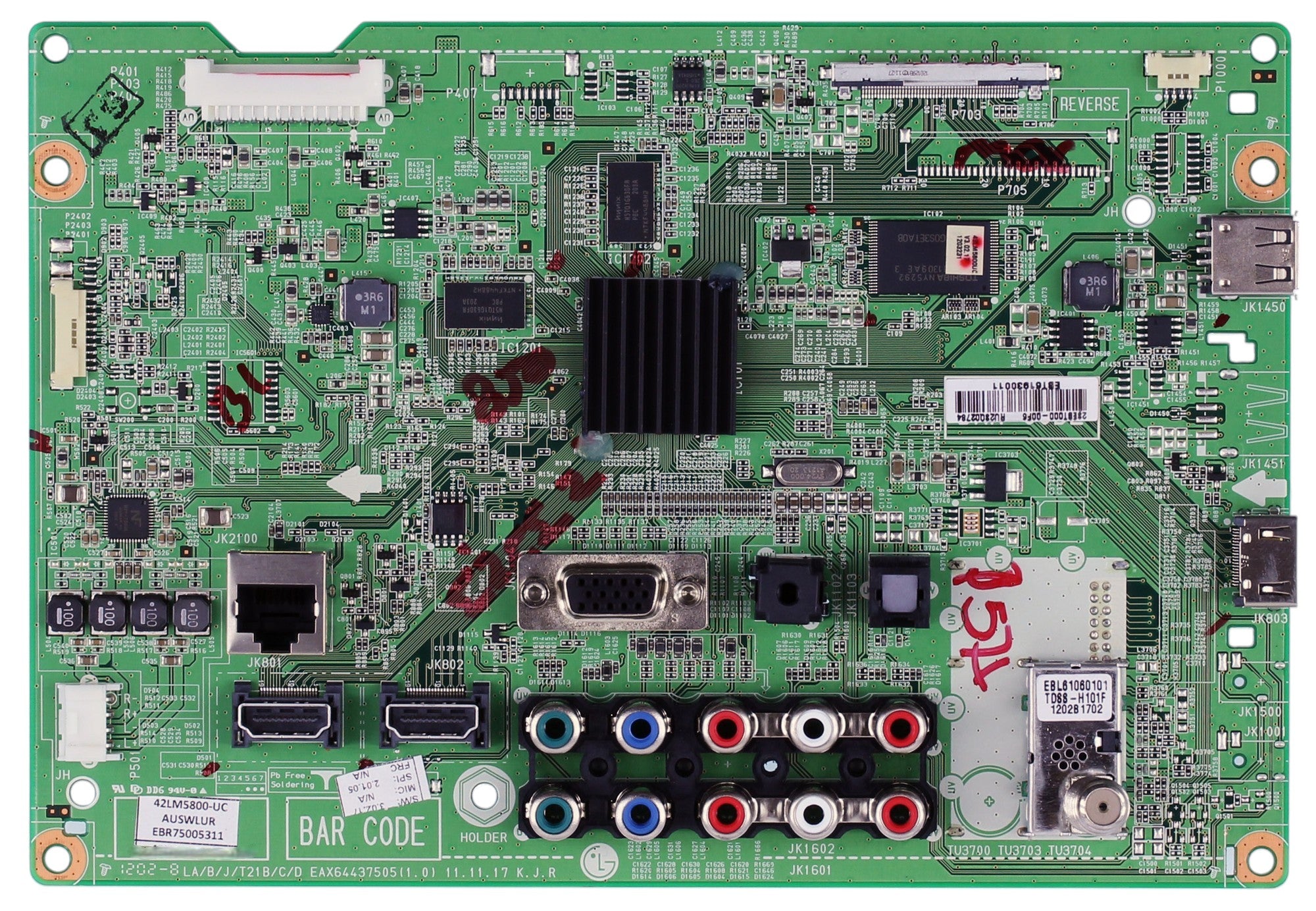 LG EBU61792211 (EAX64437505(1.0)) Main Board for 42LM5800-UC