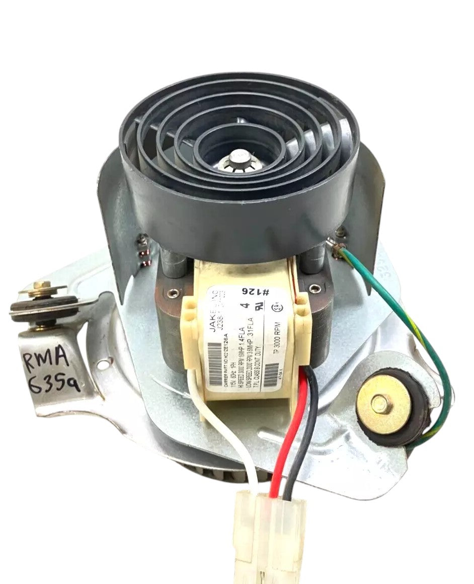 JAKEL J238-112-11203 Draft Inducer Blower Motor HC21ZE126A (TESTED)