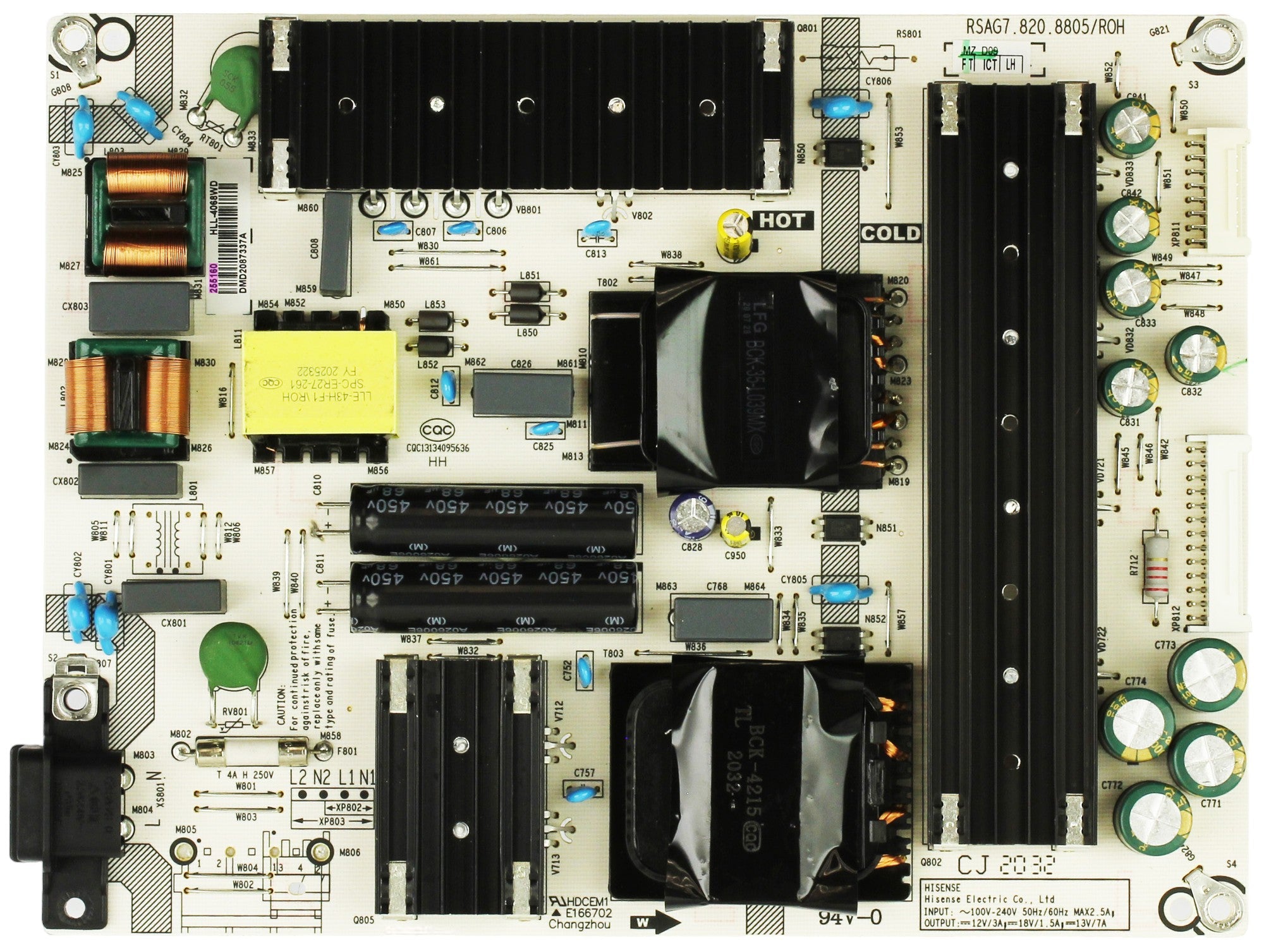 Hisense 255160 Power Supply Board