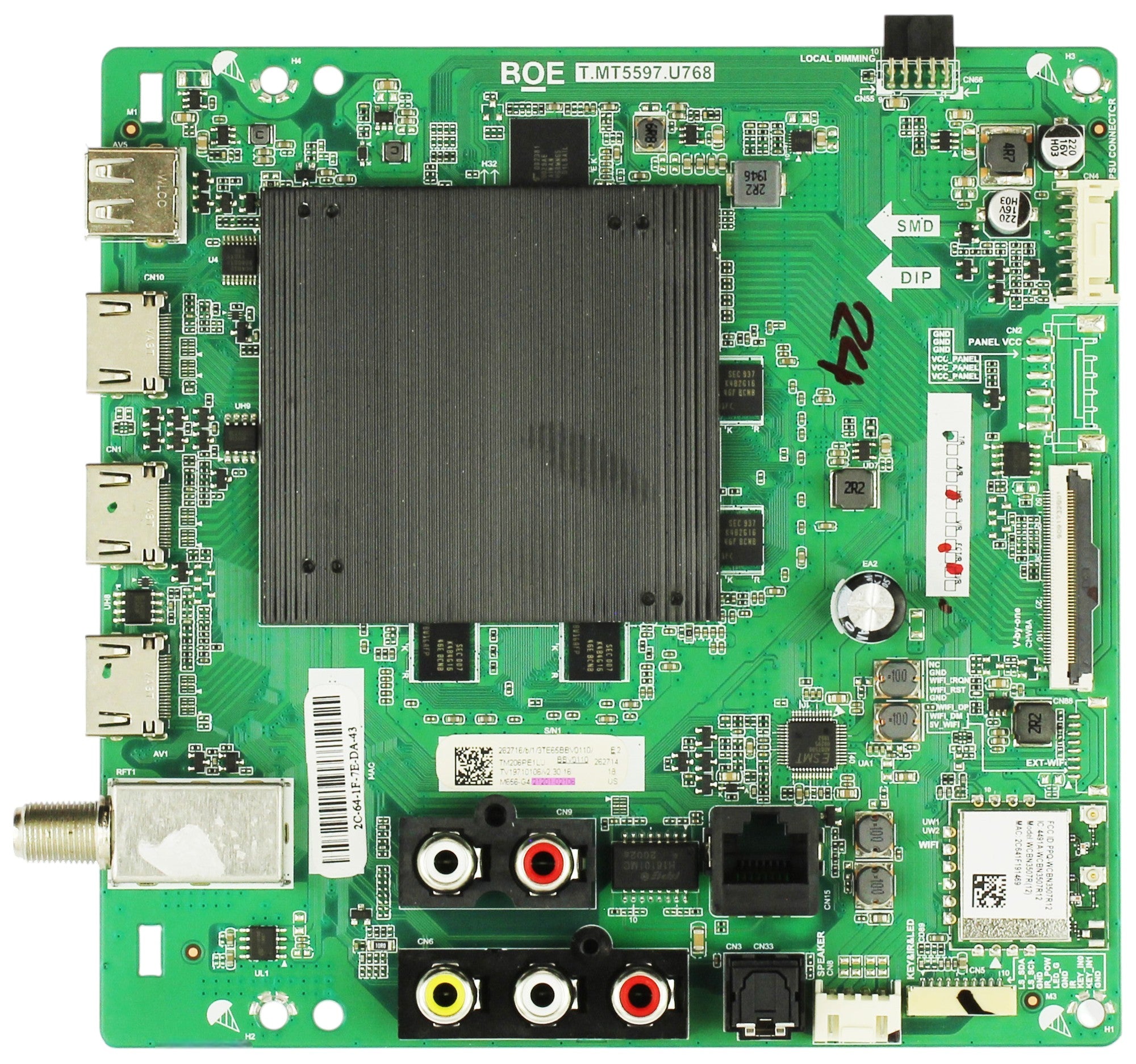 Vizio 21201-02106 Main Board for M656-G4