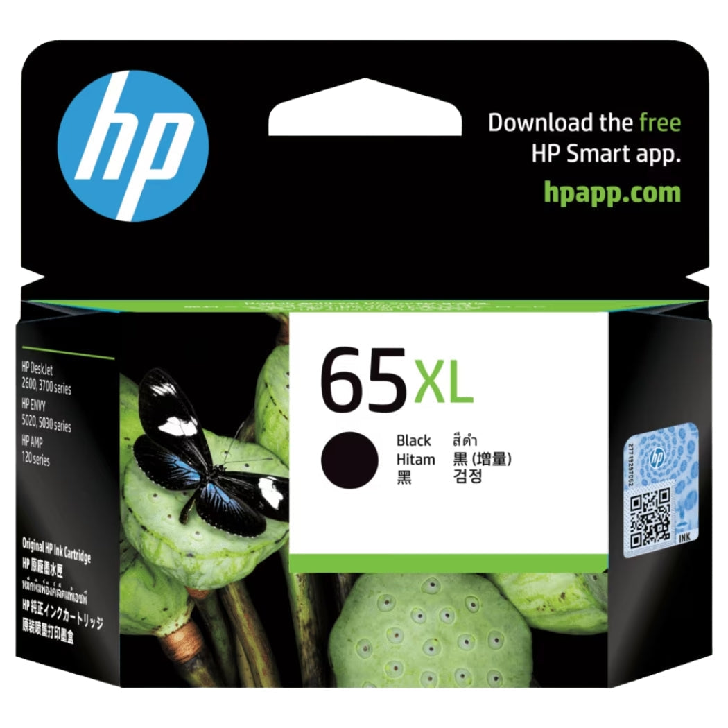 New, Pre-Owned - HP 65XL (N9K04AN) Black Ink Cartridge