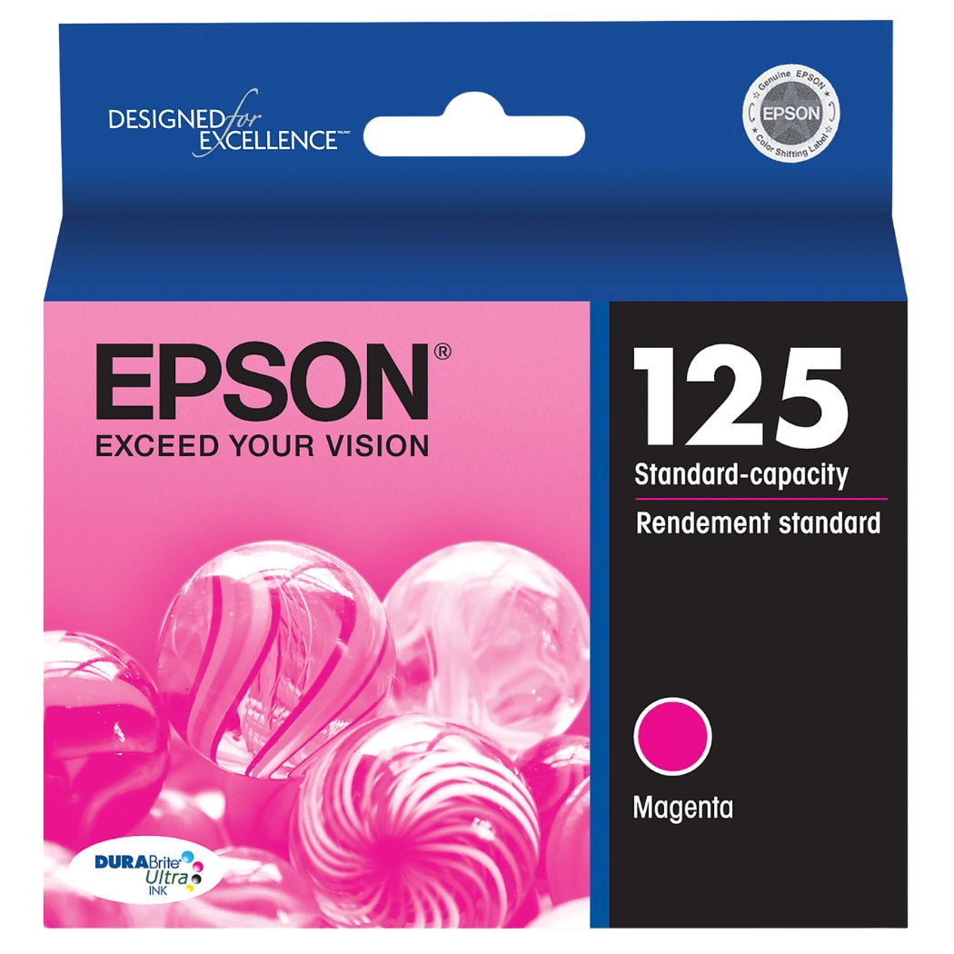 New, Pre-Owned - Epson 125 Magenta Ink Cartridge