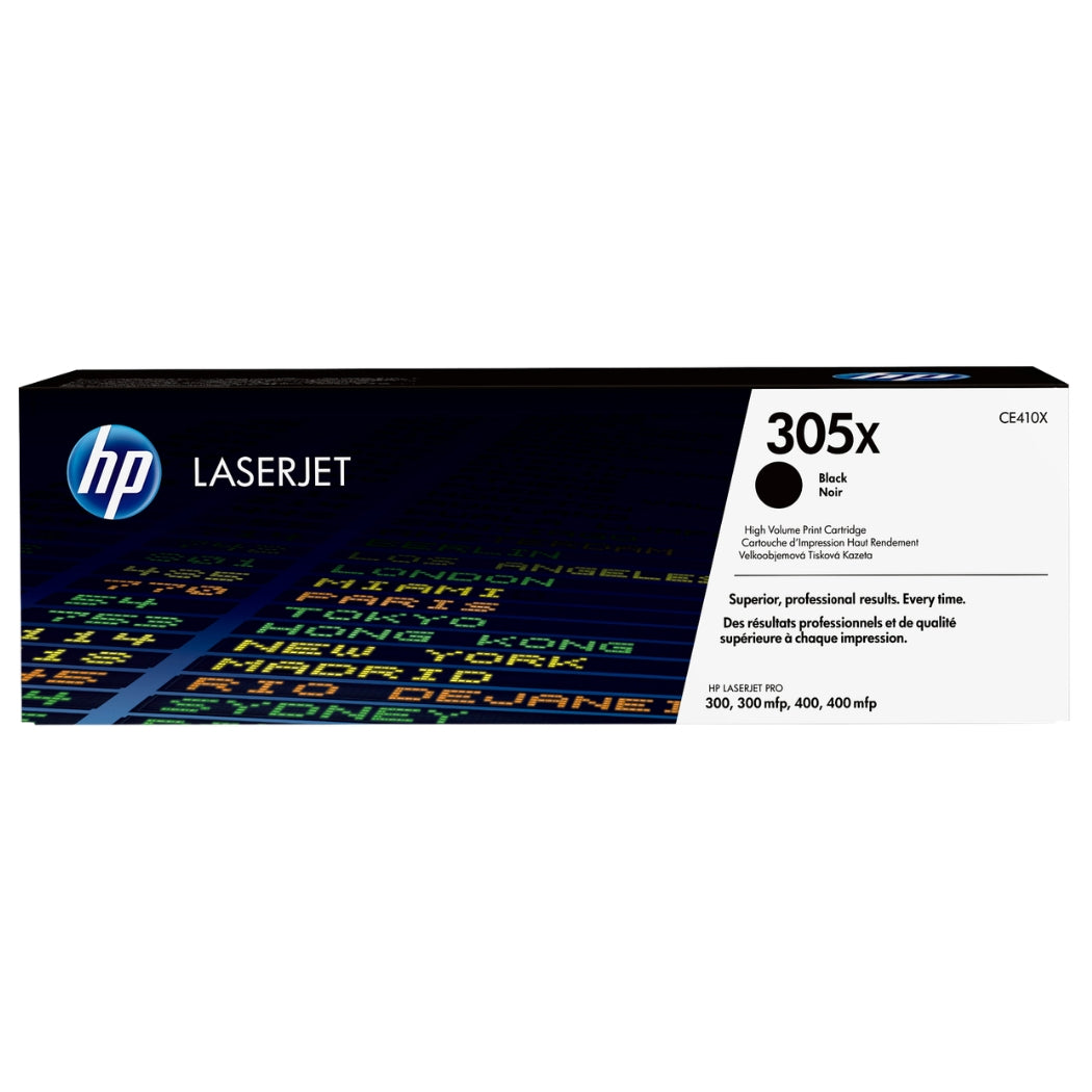 New, Pre-Owned - HP 305X High-Yield Black LaserJet Toner Cartridge, CE410X