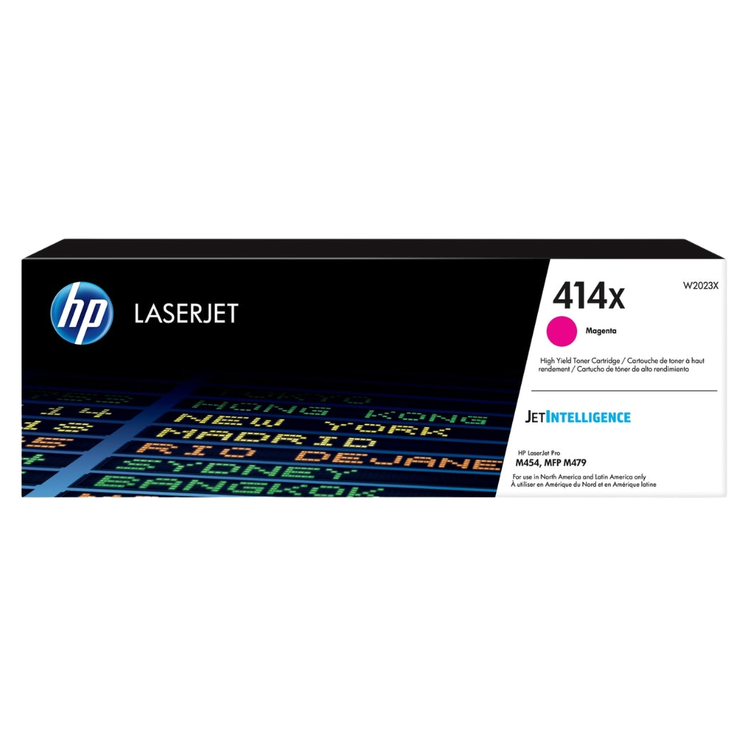 New, Pre-Owned - HP 414X High Yield Magenta Toner Cartridge, W2023X