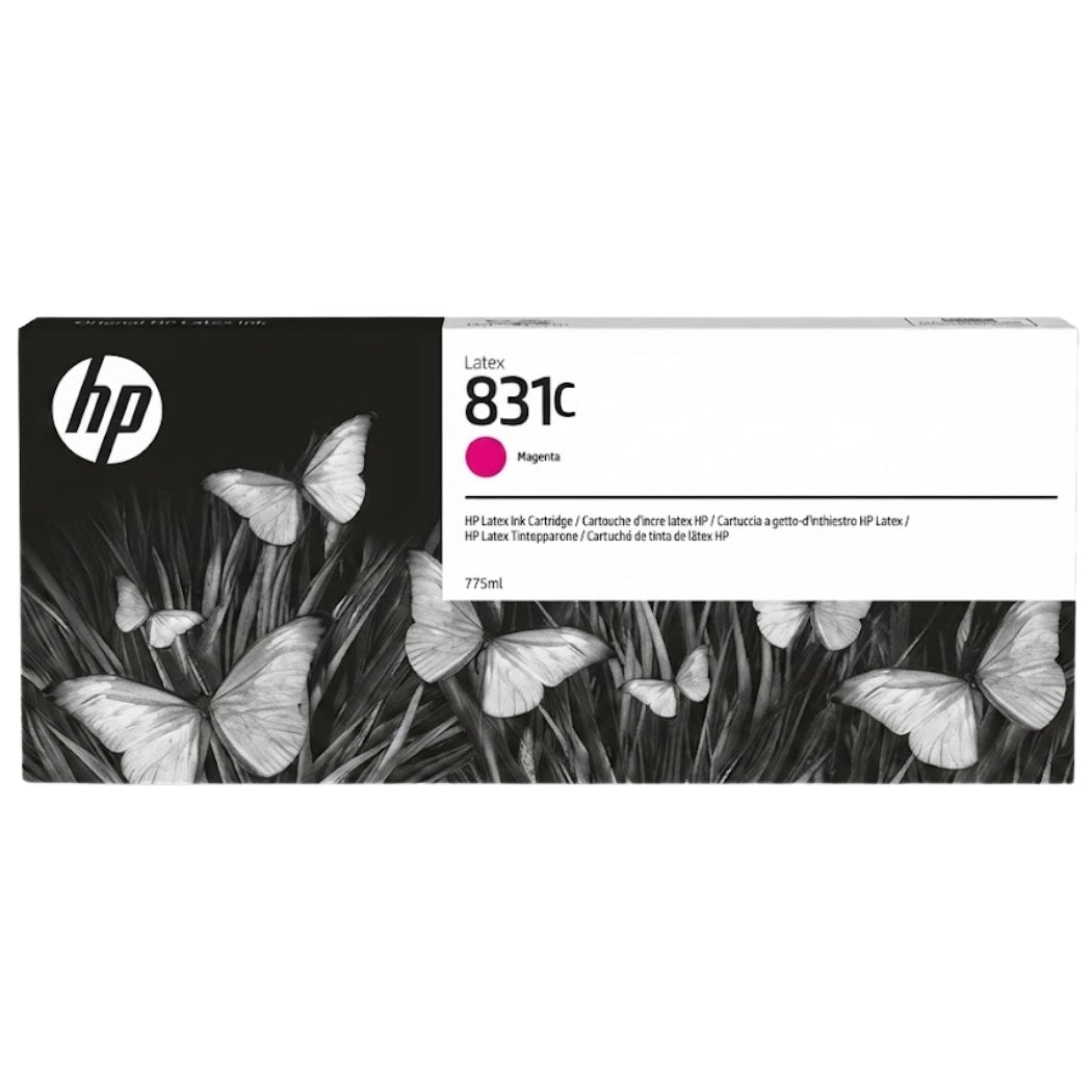 New, Pre-owned, HP 831C 775-ml (CZ696A) Magenta Latex Ink Cartridge
