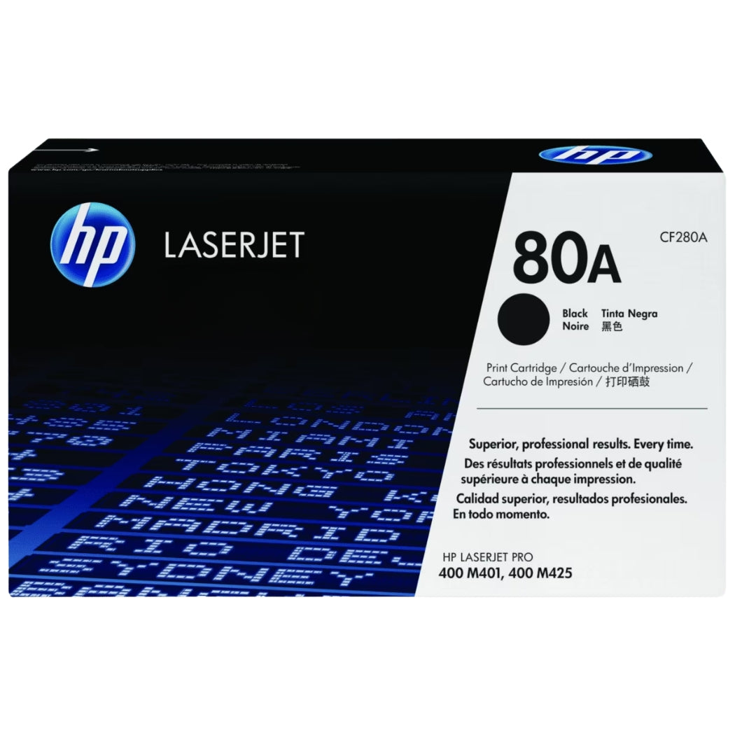 New, Pre-Owned - HP 80A (CF280A) High Yield Black LaserJet Toner Cartridge