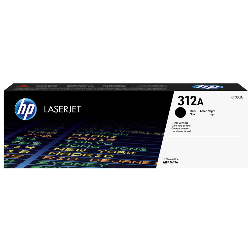 New, Pre-Owned - HP 312A Standard Yield Black Toner Cartridge, CF380A