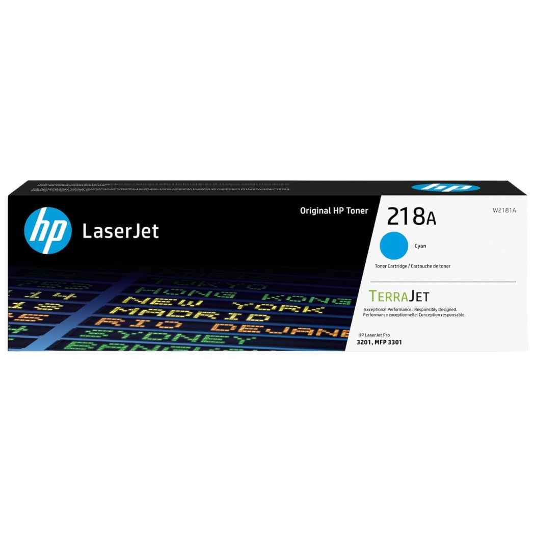 New, Pre-Owned - HP 218A Standard Yield Cyan Toner Cartridge, W2181A