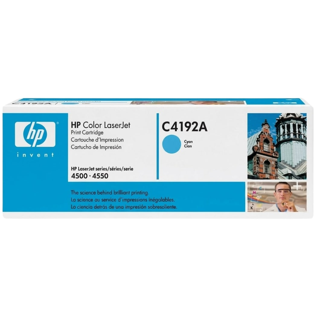 New, Pre-Owned - HP C4192A Cyan Toner Cartridge