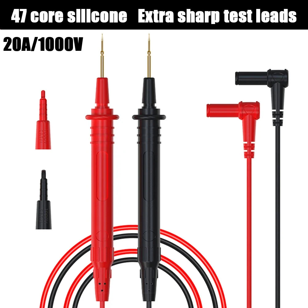 BSIDE Professional Multimeter Alligator Clip Test Leads