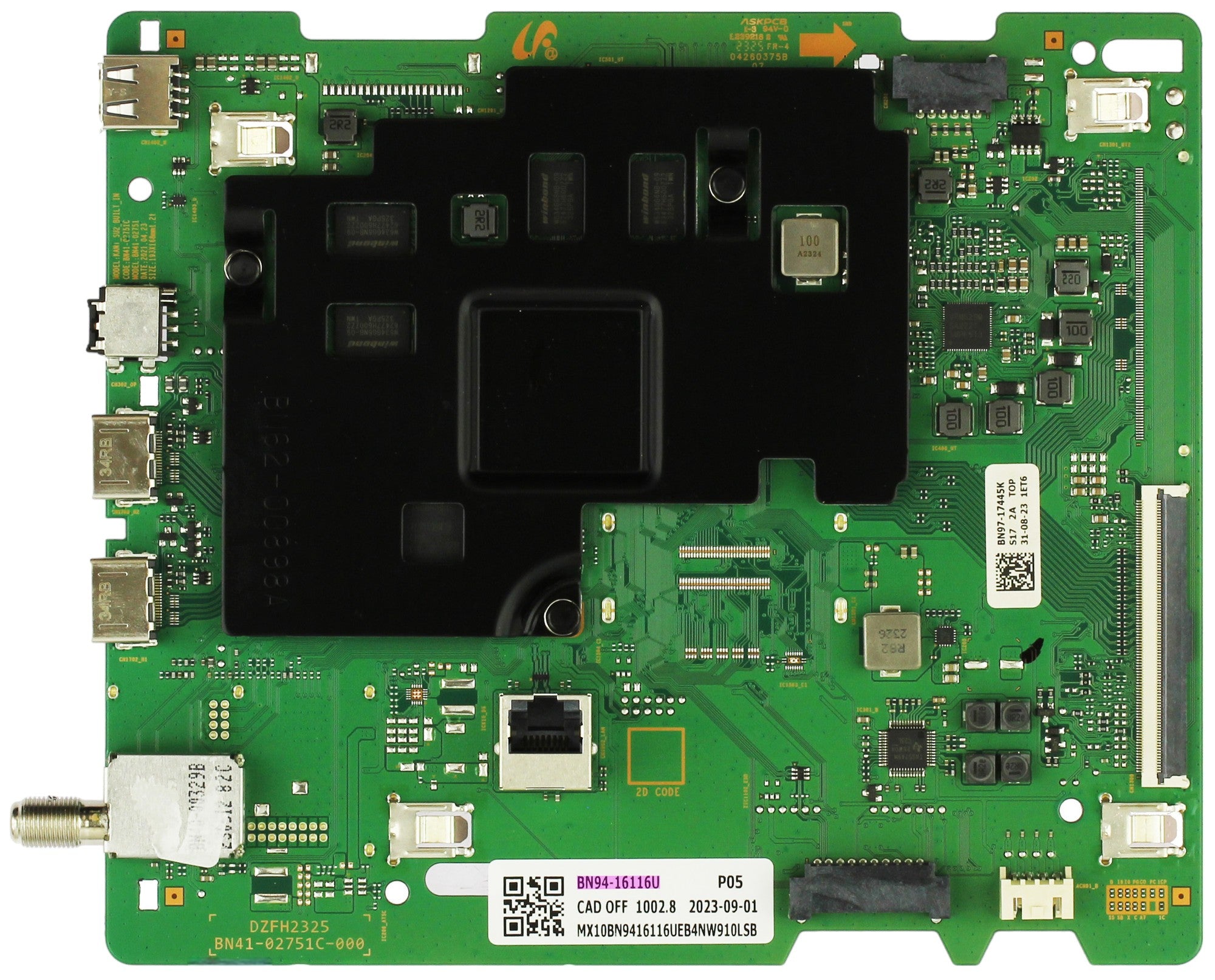 Samsung BN94-16116U Main Board UN55TU690TFXZA (Version C427) SEE NOTE