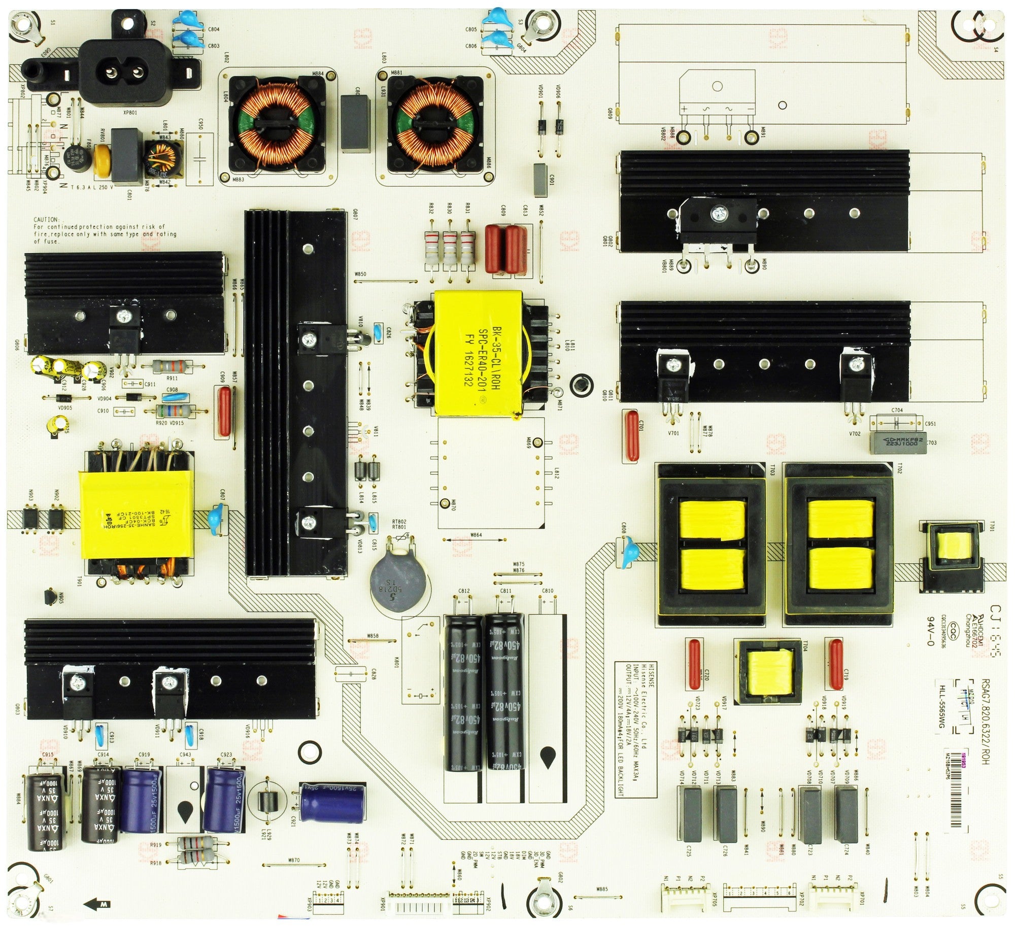 Sharp 191953 Power Supply / LED Board