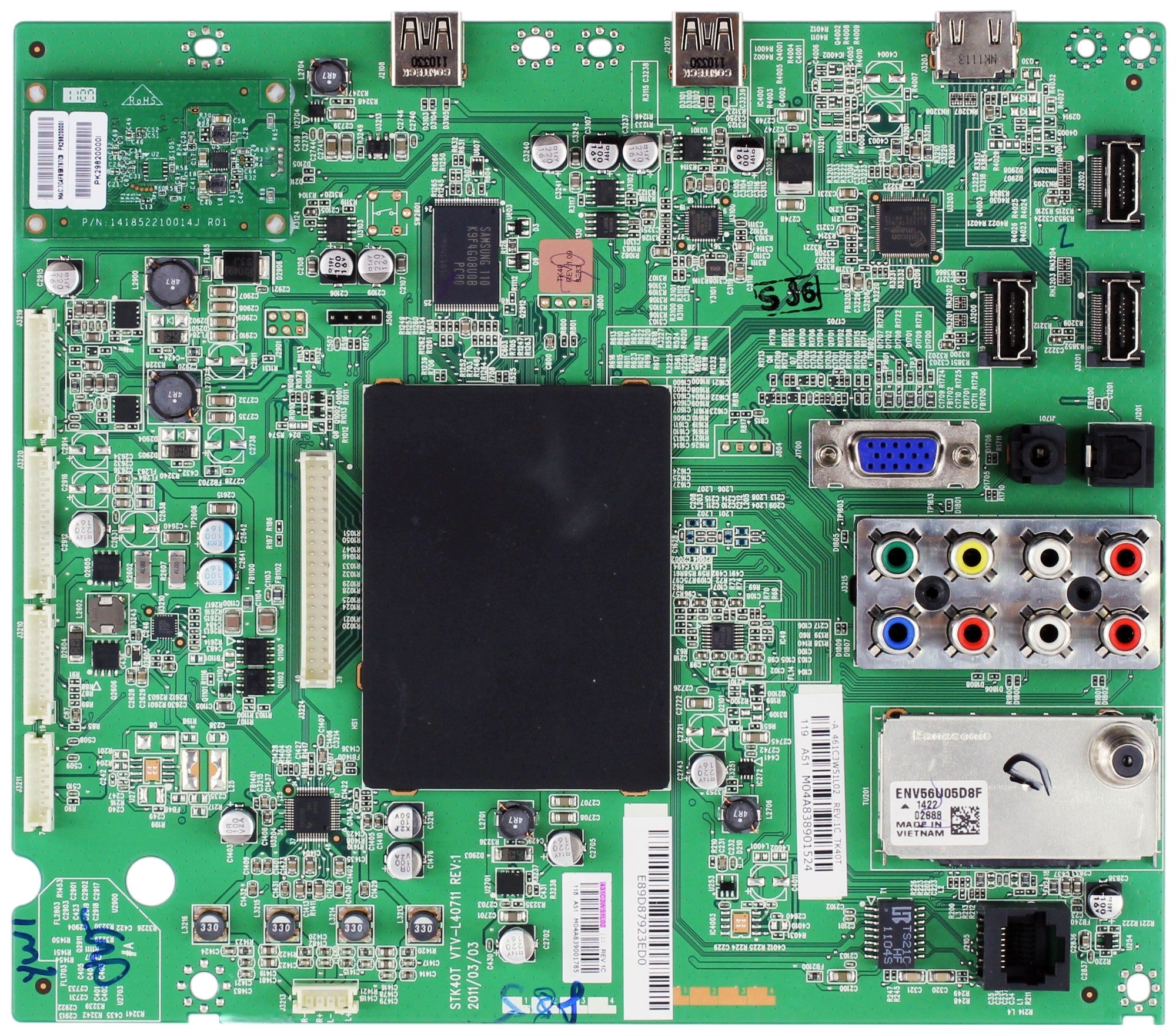 Toshiba 75025138 Main Board for 40S51U