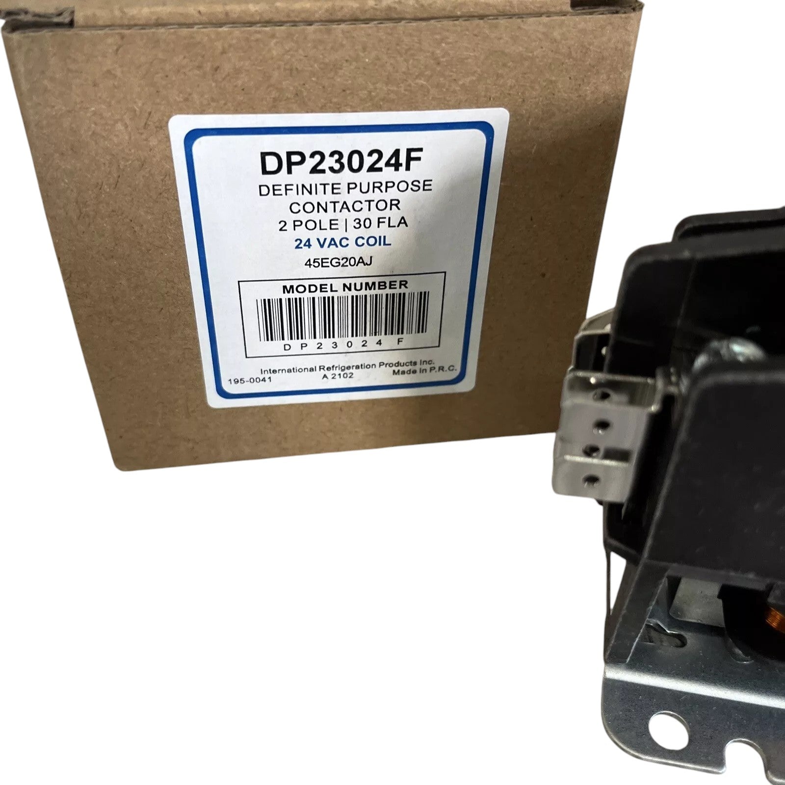 IRP DP23024F Definite Purpose Contactor 2 Pole 30 Amp 24 VAC Coil B83