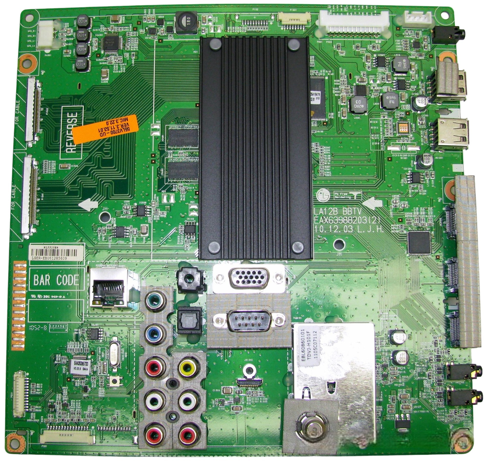 LG EBU61285609 (EAX63988203(2)) Main Board for 55LV3700-UD