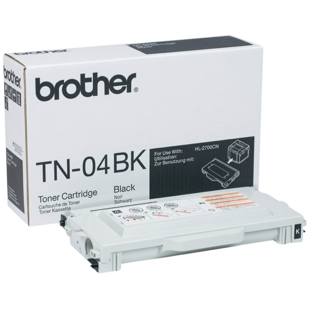 New, Pre-Owned - Brother TN04BK Black Laser Toner Cartridge