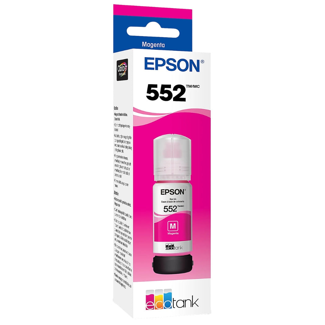 New, Pre-Owned - Epson (552) Ultra High-Yield Magenta Ink Bottle, T552320-S