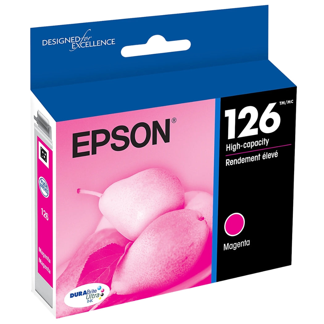 New, Pre-Owned - Epson T126320 High-Yield Ink Cartridge - Magenta