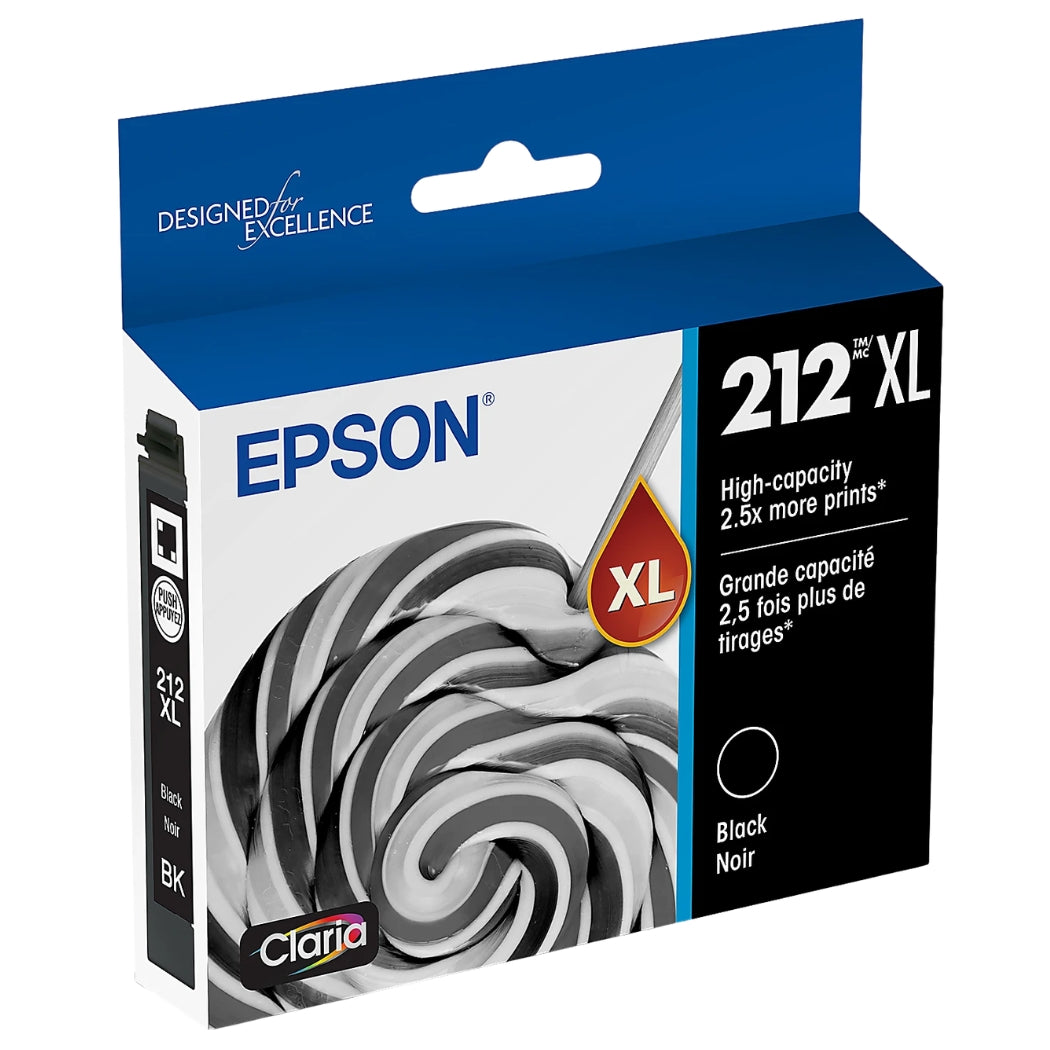 New, Pre-Owned - Epson 212XL High Capacity Ink Cartridge Black
