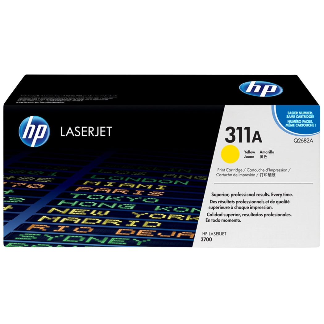 New, Pre-Owned - HP 311A Standard-Yield Yellow Toner Cartridge, Q2682A